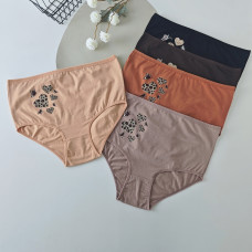 Трусики женские на высокой посадке. Набор из 5 шт. Размер: 4XL.  ТМ. Nicoletta