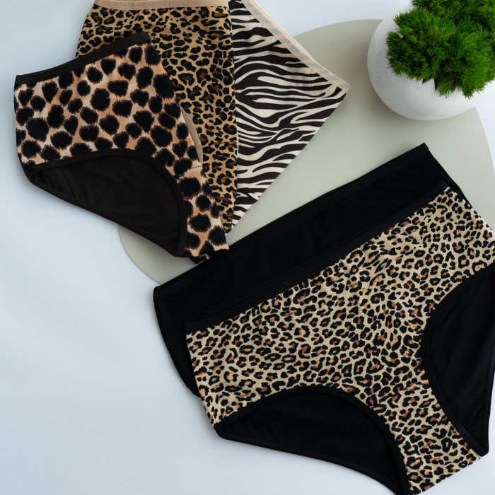 Трусики женские в наборе из 5 шт.  Размер: 2XL. ТМ. Nicoletta