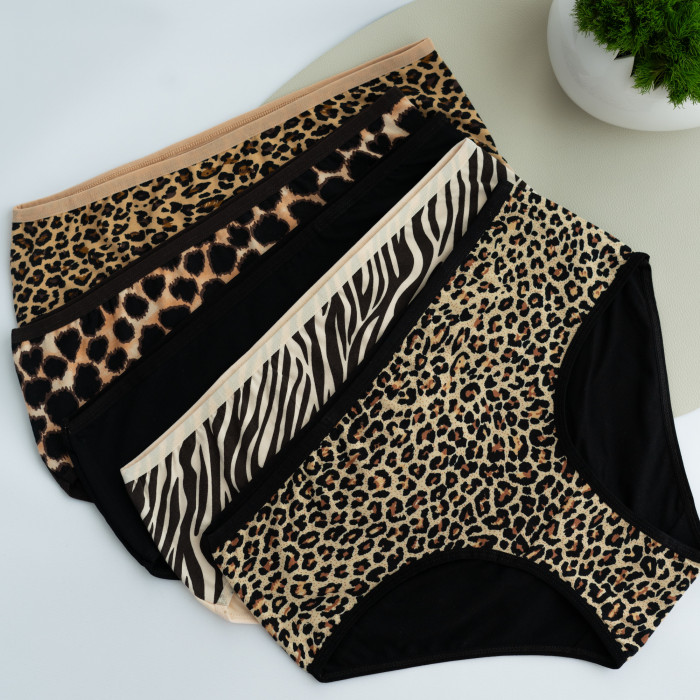 Трусики женские в наборе из 5 шт.  Размер: 2XL. ТМ. Nicoletta