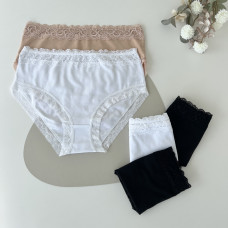Трусики женские в наборе из 5 шт.  Размер: 4XL. ТМ. Nicoletta