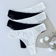 Стринги однотонные, Батал (5 шт в упаковке) 49950-2 размер 2XL