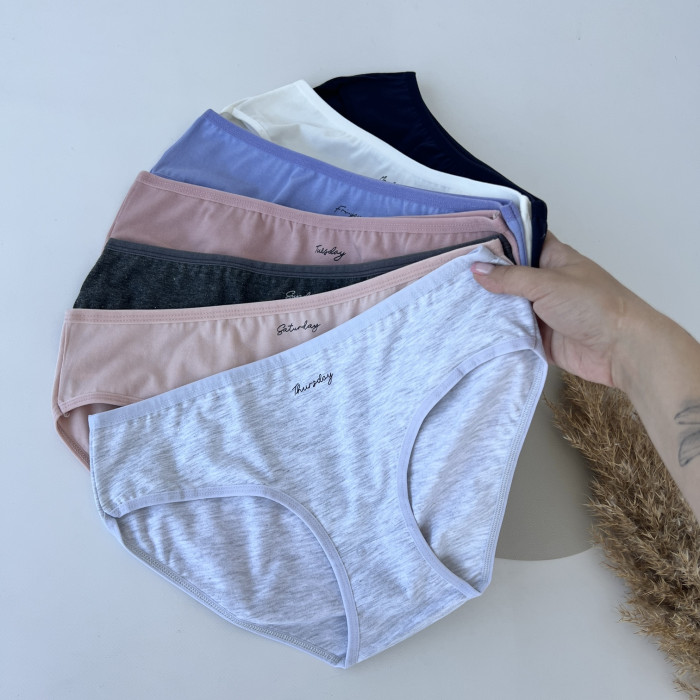 Трусики женские в наборе из 7 шт. Размер: 2XL.  
