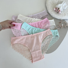 Трусики женские с кружевом в наборе из 5 шт. Размер: 4XL.  ТМ. Nicoletta