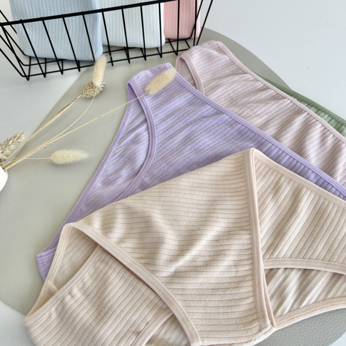 Жіночі трусики набір у рубчик Розмір: 2XL. (7 шт./набір). ТМ. Nicoletta