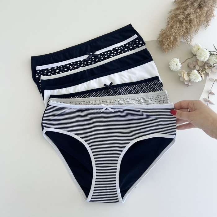Трусики жіночі в наборі із 7 шт.  Розмір: 4XL.  ТМ. Nicoletta