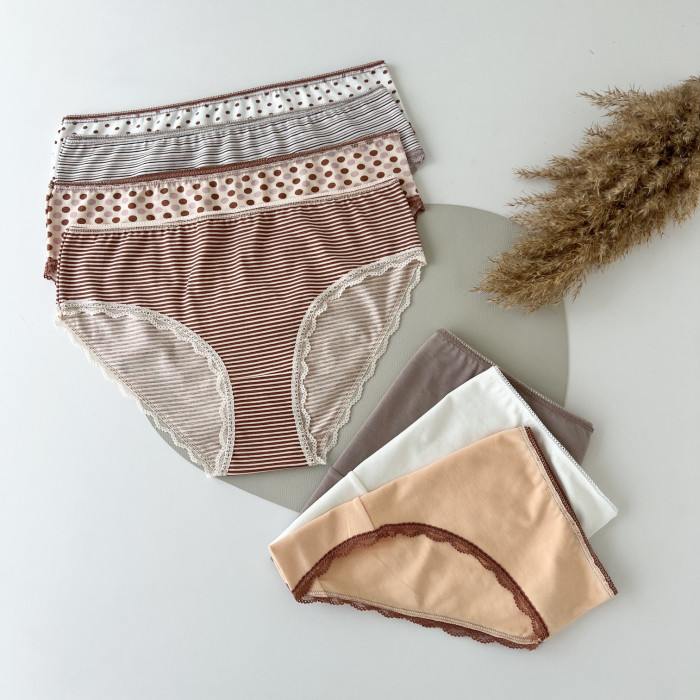 Трусики женские в наборе из 7 шт.  Размер: 3XL. ТМ. Nicoletta