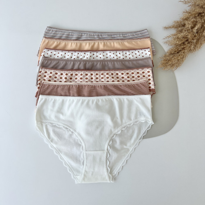 Трусики женские в наборе из 7 шт.  Размер: 3XL. ТМ. Nicoletta
