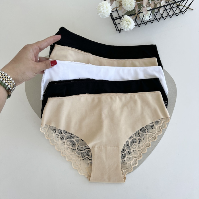 Трусики жіночі в наборі з 5 шт.  Розмір: 4XL. ТМ. Nicoletta