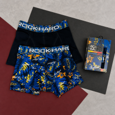 Труси чоловічі боксери. Набір із 2 шт.  Розмір: M. ROCK HARD (Турция)