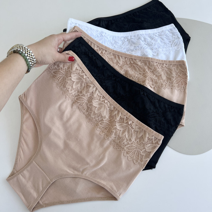 Трусики женские в наборе из 5 шт.  Размер: 2XL. ТМ. Nicoletta