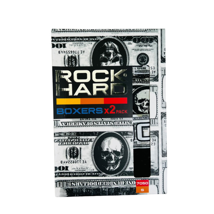 Трусы мужские боксеры. Набор из 2 шт.  Размер: S. ROCK HARD (Турция)